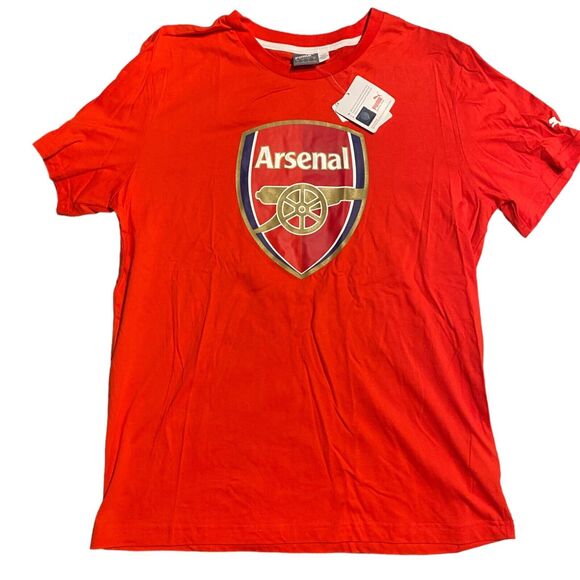 Puma Other - Puma Arsenal Football Club Logo T-Shirt Men Large Gunners Premier League Soccer